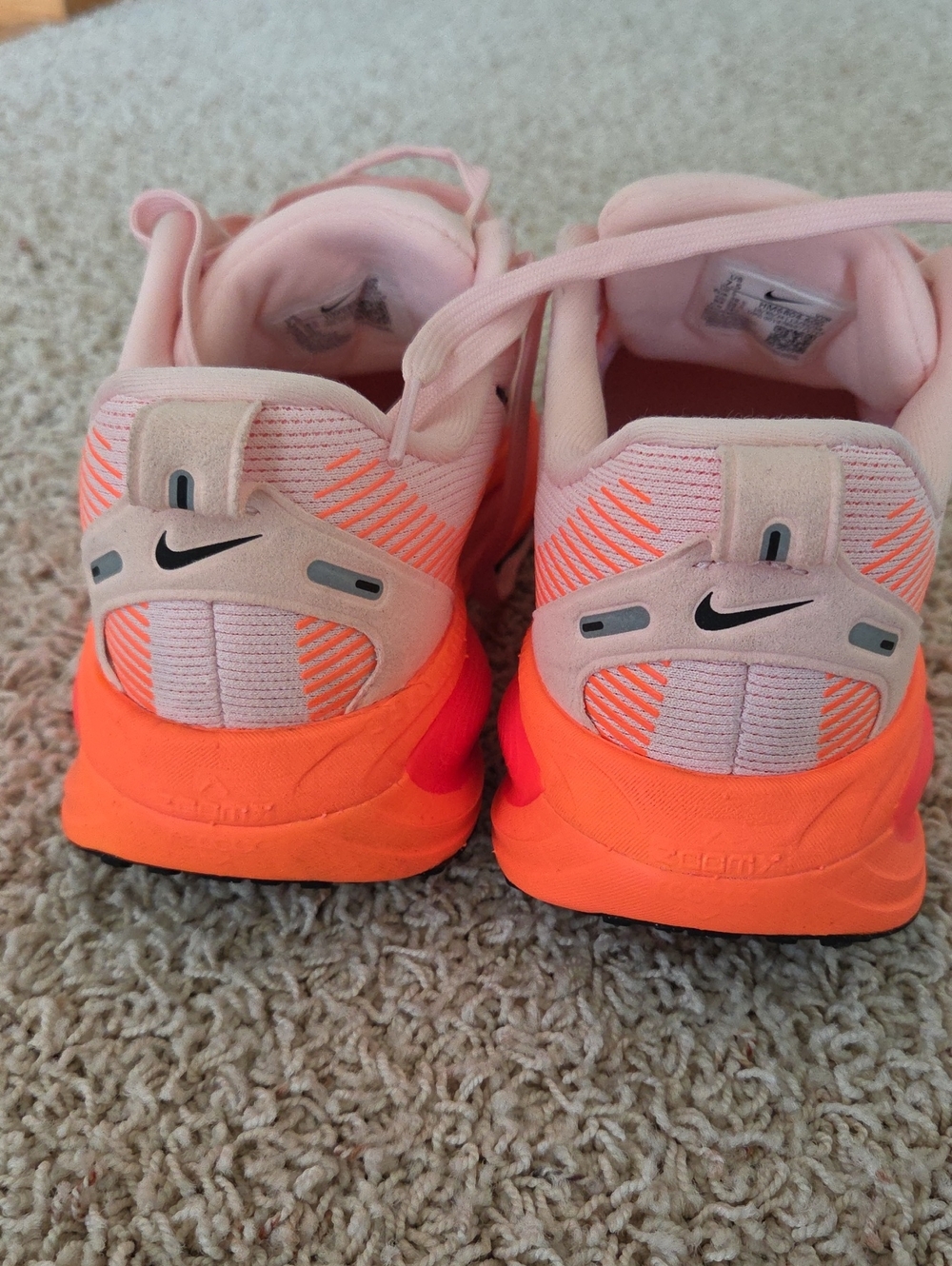Nike Women’s Pink & Orange ZoomX Running Shoes - Picture 6 of 12